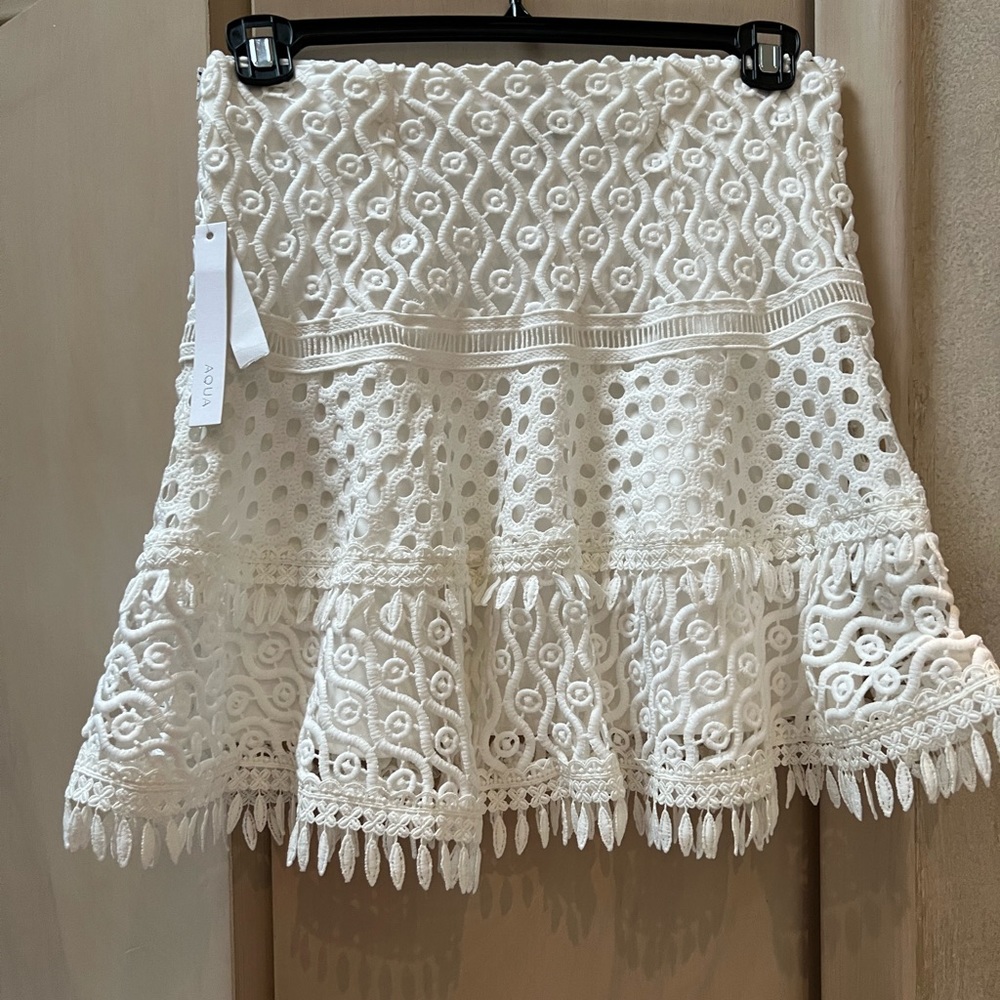 White skirt